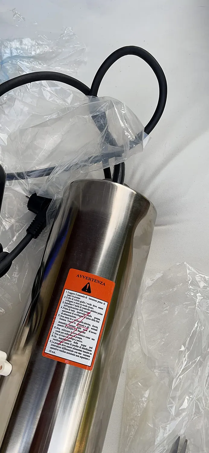 Ribimex Pompa sommersa 750 W 8000 L/h per pozzi