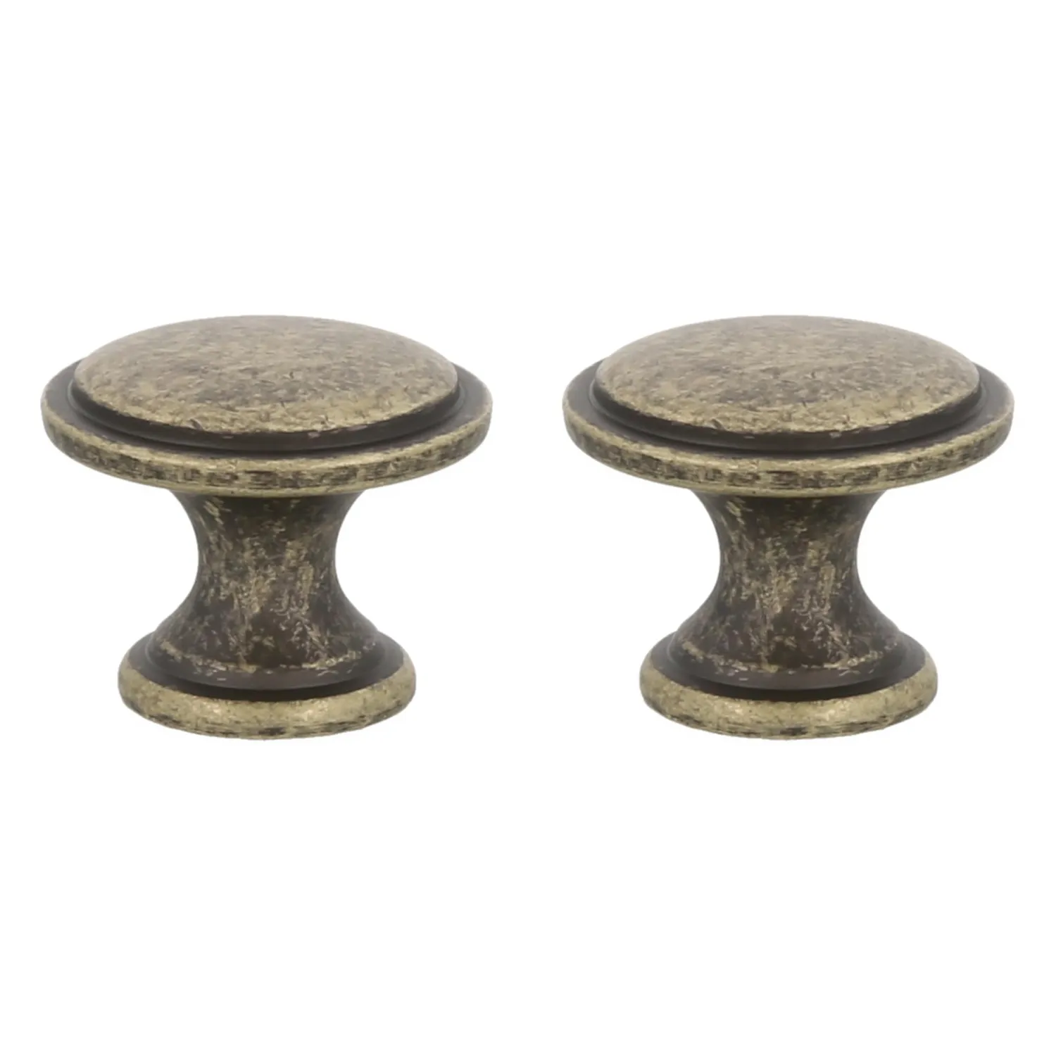 Amig Mod. 804 pomelli mobili D28 mm argento 2 pezzi zamak