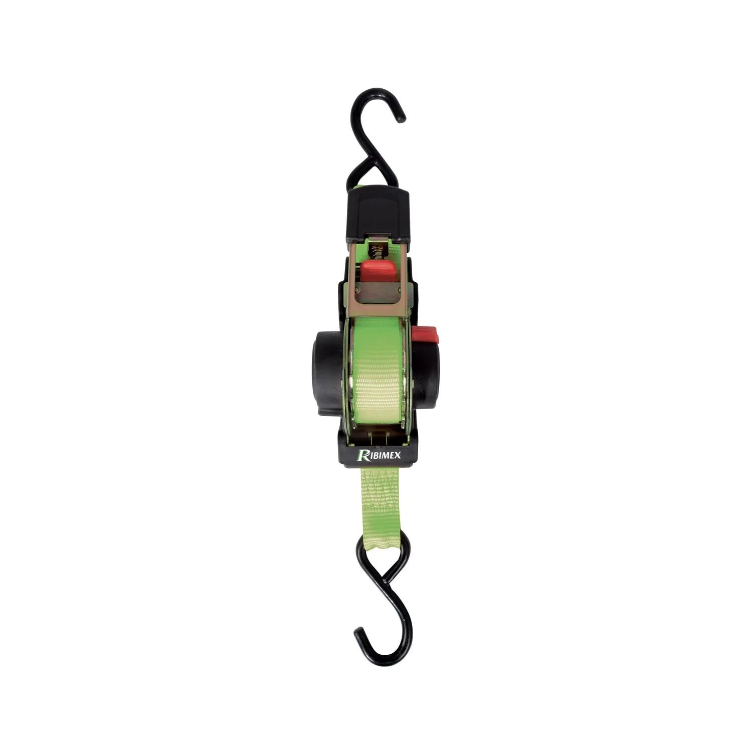 Ribimex PRSANACR150 cinghia a cricchetto 15 m 2500 kg ganci