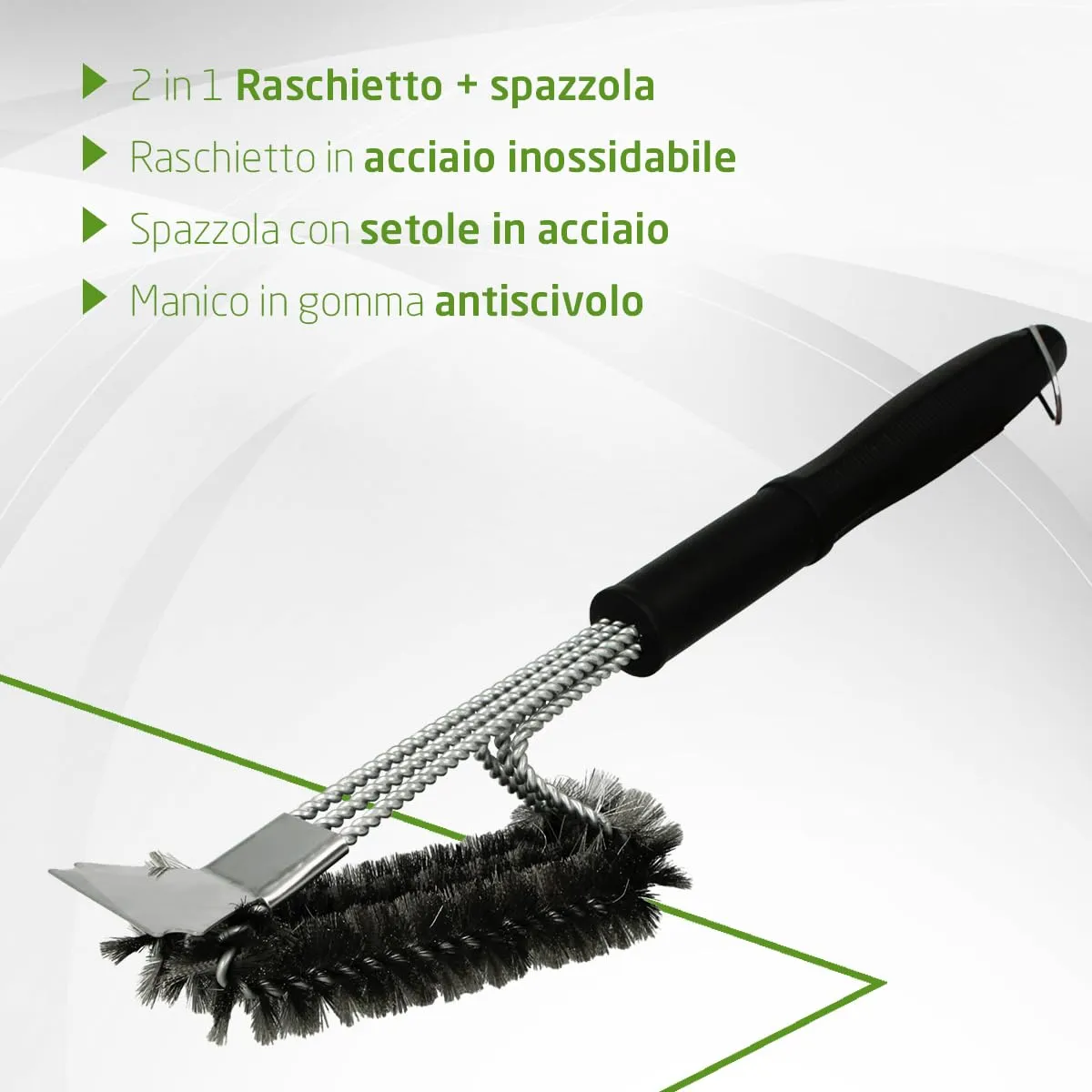 Amig Fireplus Spazzola Barbecue 2in1 45,7cm