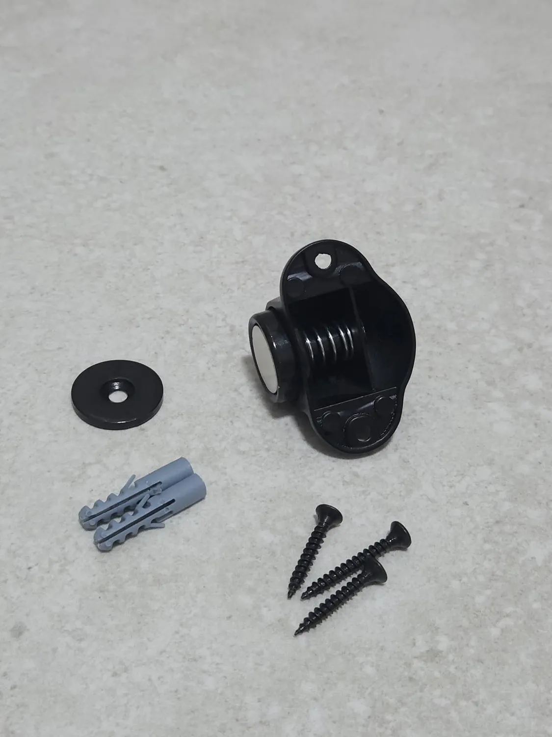 Amig Fermaporta Magnetico Pavimento Zamak Nero 44x40 mm