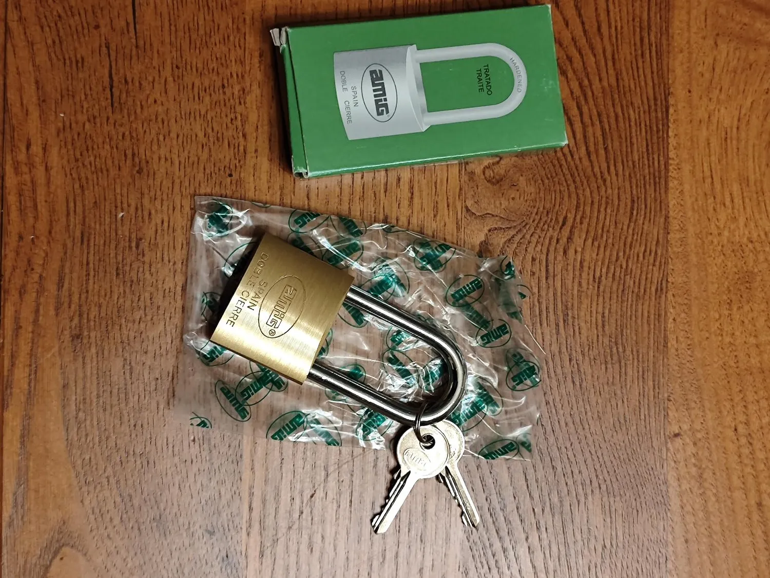 Amig lucchetto di sicurezza ottone 25 mm arco acciaio