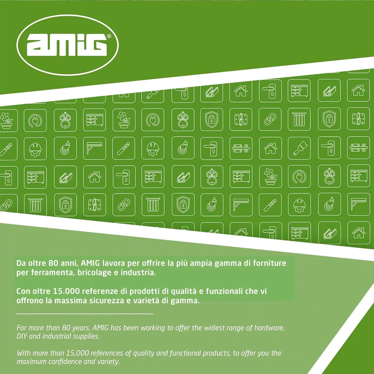Amig Spioncino Porta Grandangolare 55-80 mm Ottone