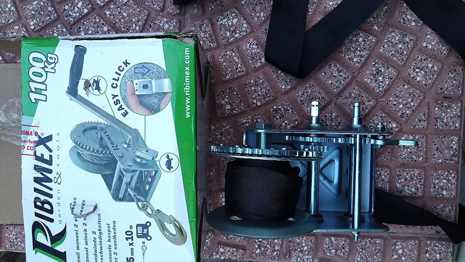 Ribiland Ribimex Verricello Manuale 2 Velocità 2200 kg argano traino