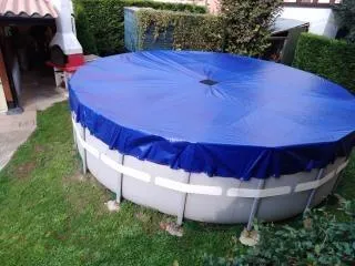 Ribimex telone piscina rotonda 6,2 m polietilene 140 g