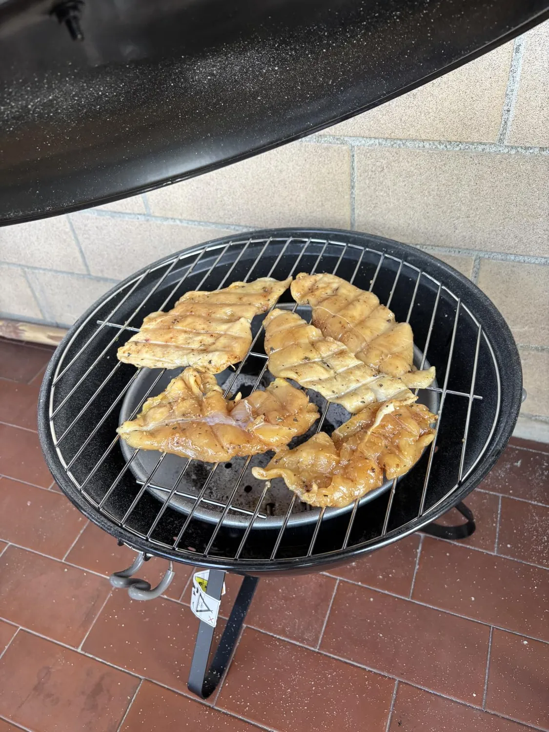 Amig Krypta barbecue carbone 37x37x45 cm nero