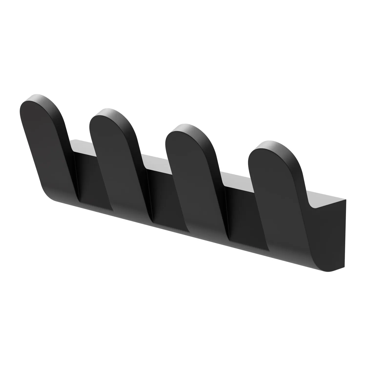 Amig Oma-8 Gancio Bagno Nero Opaco 1 pezzo