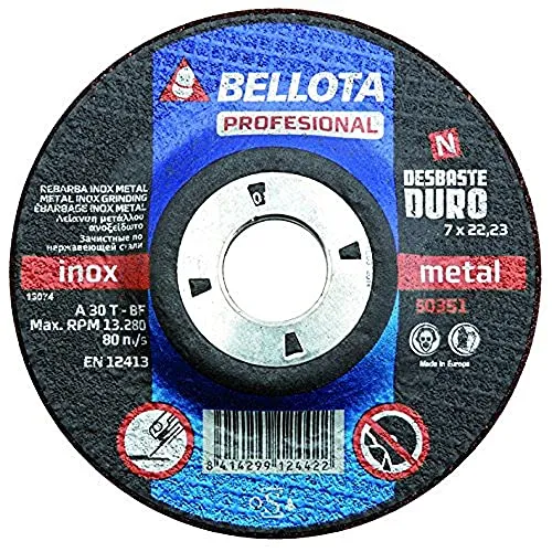 Bellota Disco Abrasivo Sbavo INOX-Metallo Duro Pro