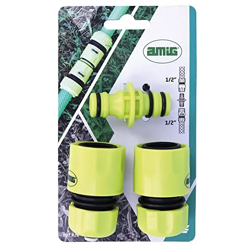 Amig Kit 3 raccordi tubo 1/2" ABS verde pistacchio