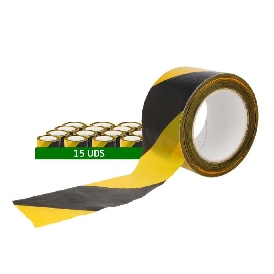 Amig nastro segnaletico giallo-nero 70 mm 15 rotoli