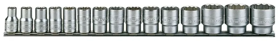 TengTools set bussole 1/2" 12pt 15 pezzi su guida