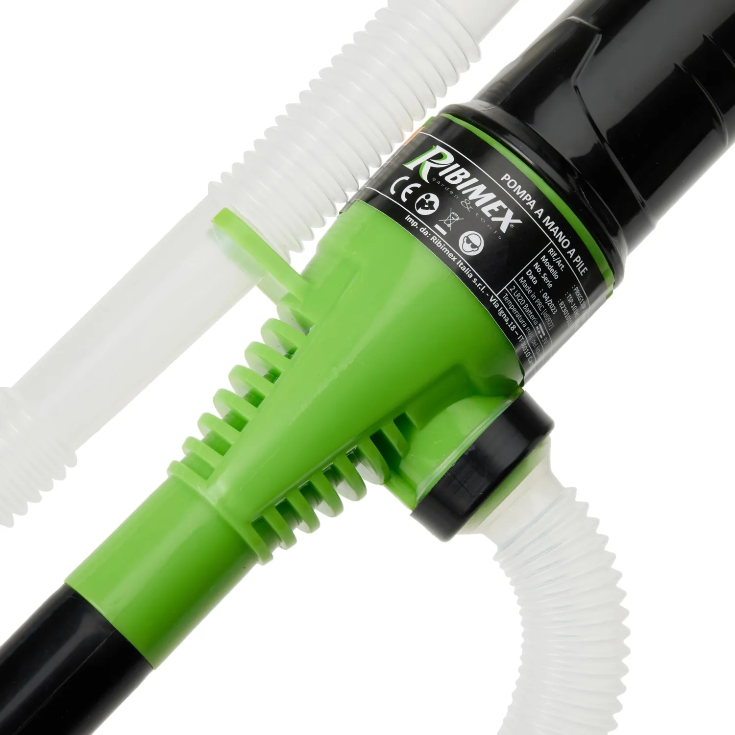 Ribimex Pompa Travaso Liquidi Batteria 5-9 L/min Portatile