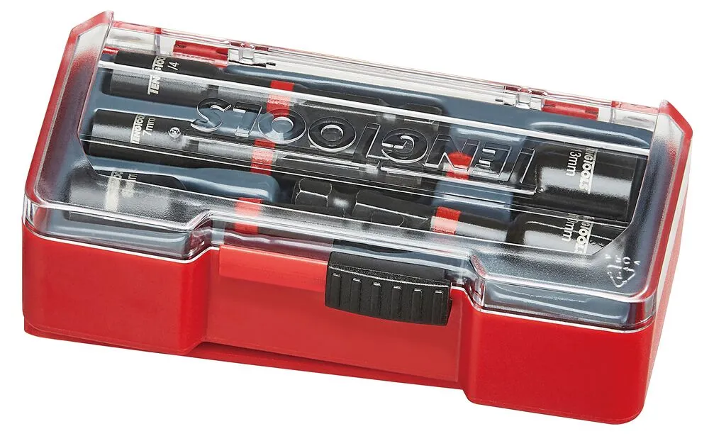 TengTools Impact Set 5 Inserti Esagonali a Impulsi con Clip
