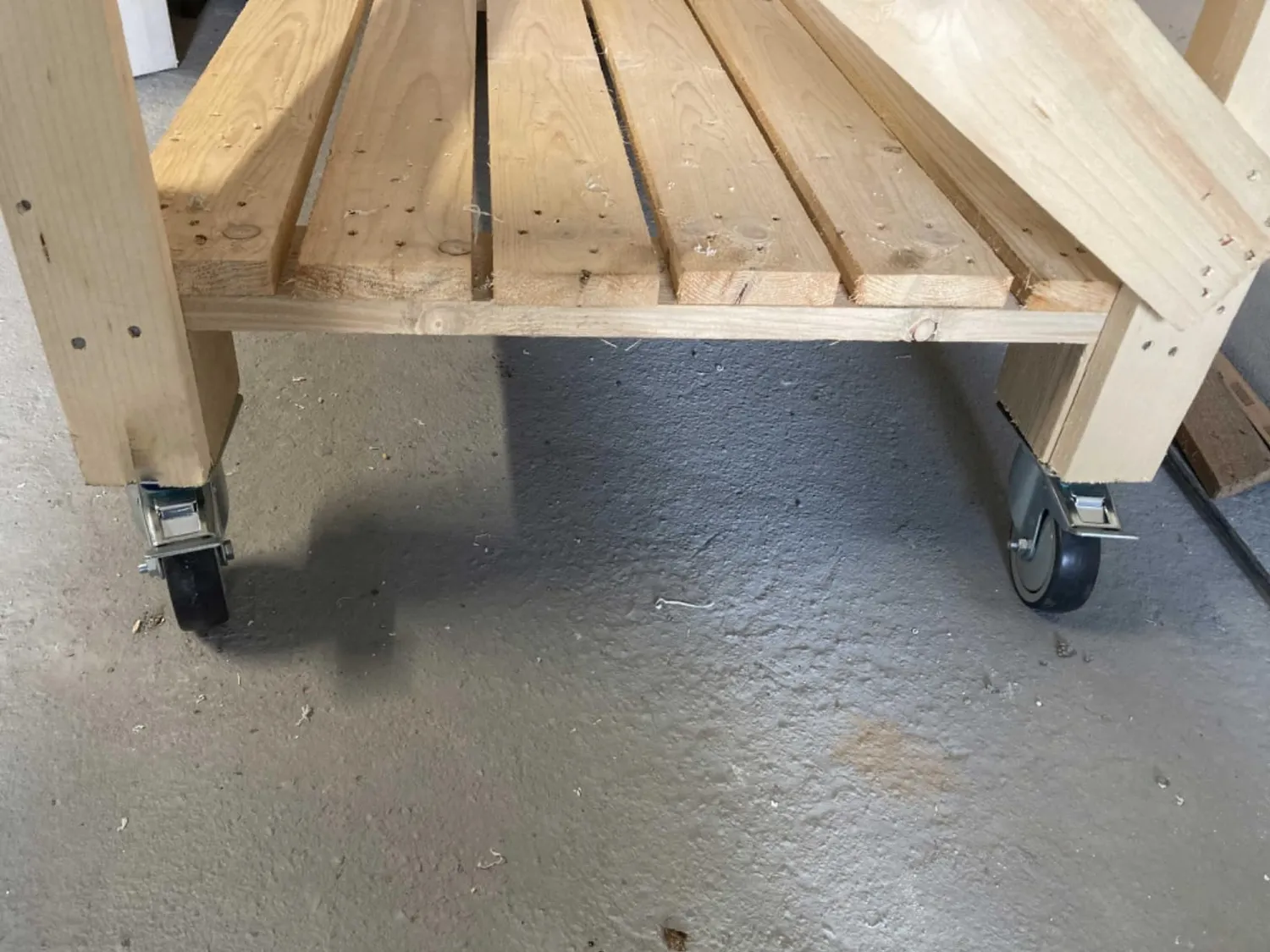 Amig Set 4 Ruote con Freno Piastra 100 mm 110 Kg Gomma