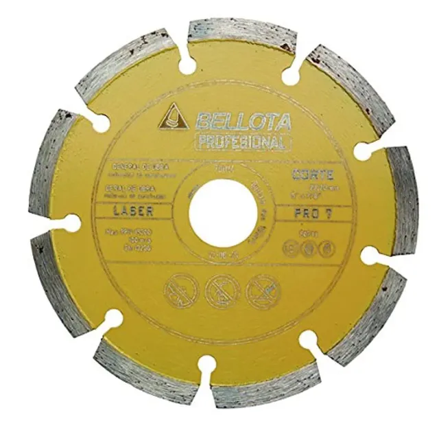 Bellota Pro disco diamantato turbo 115 mm edilizia