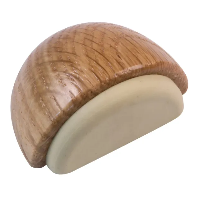 Amig fermaporta pavimento legno rovere beige Ø45 mm gomma