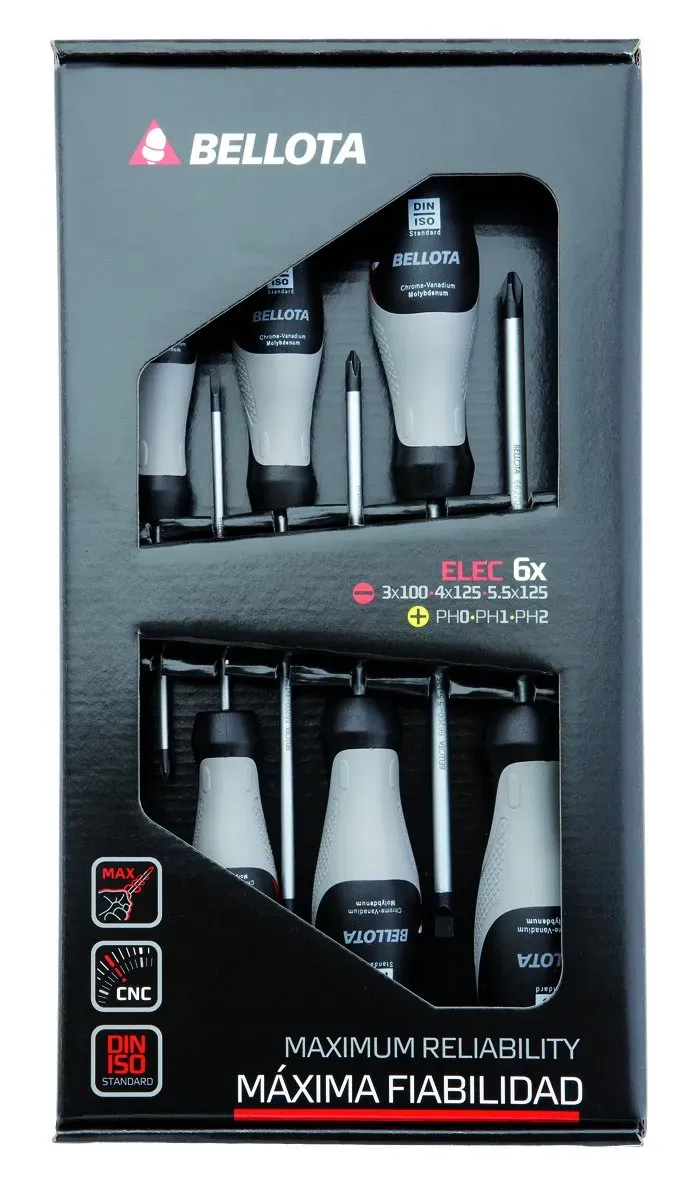 Bellota 66291-ELEC set cacciaviti elettricista isolati