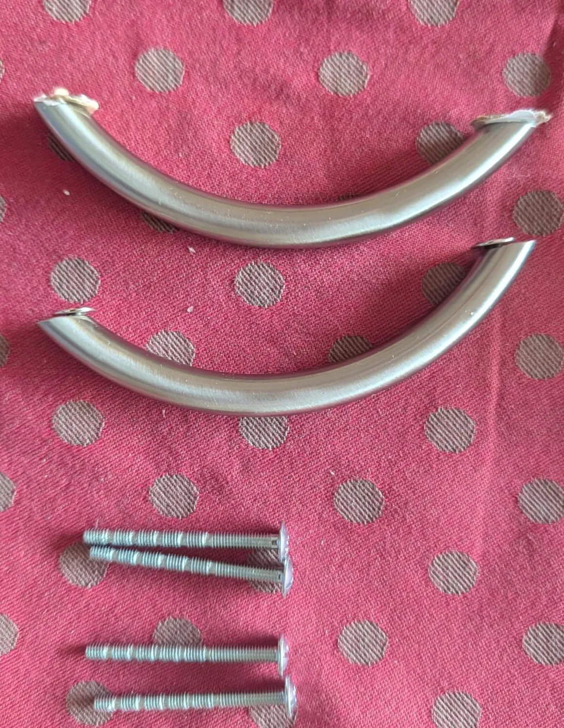 Amig 831 maniglia mobili 96 mm nichel spazzolato 2 pezzi