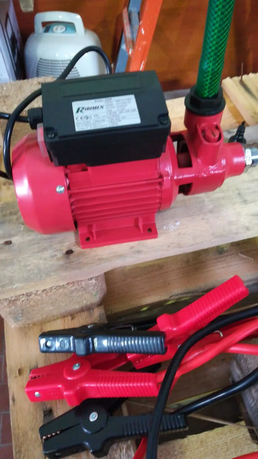 Ribimex kit pompa gasolio 370W tubo 4 m pistola