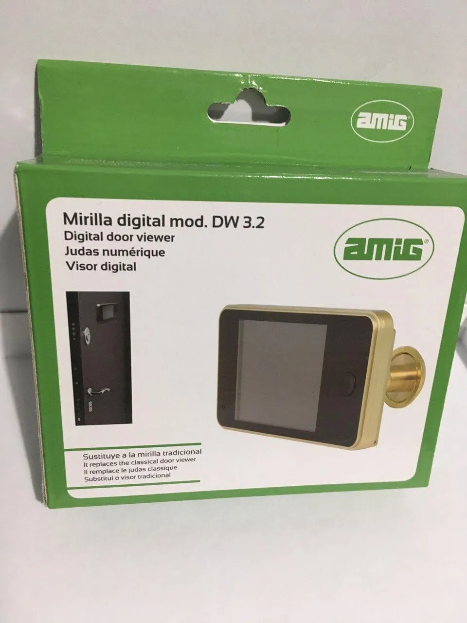Amig DW 3.2 spioncino digitale argento 160°