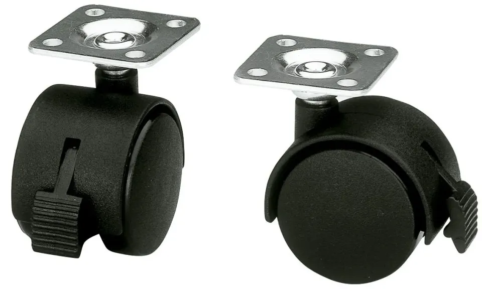 Amig 1504 Ruota Mobili 50 mm Nylon Nera