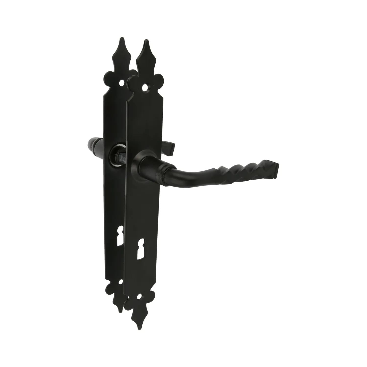Amig placca liscia 270x36 maniglia porta 90 mm nero