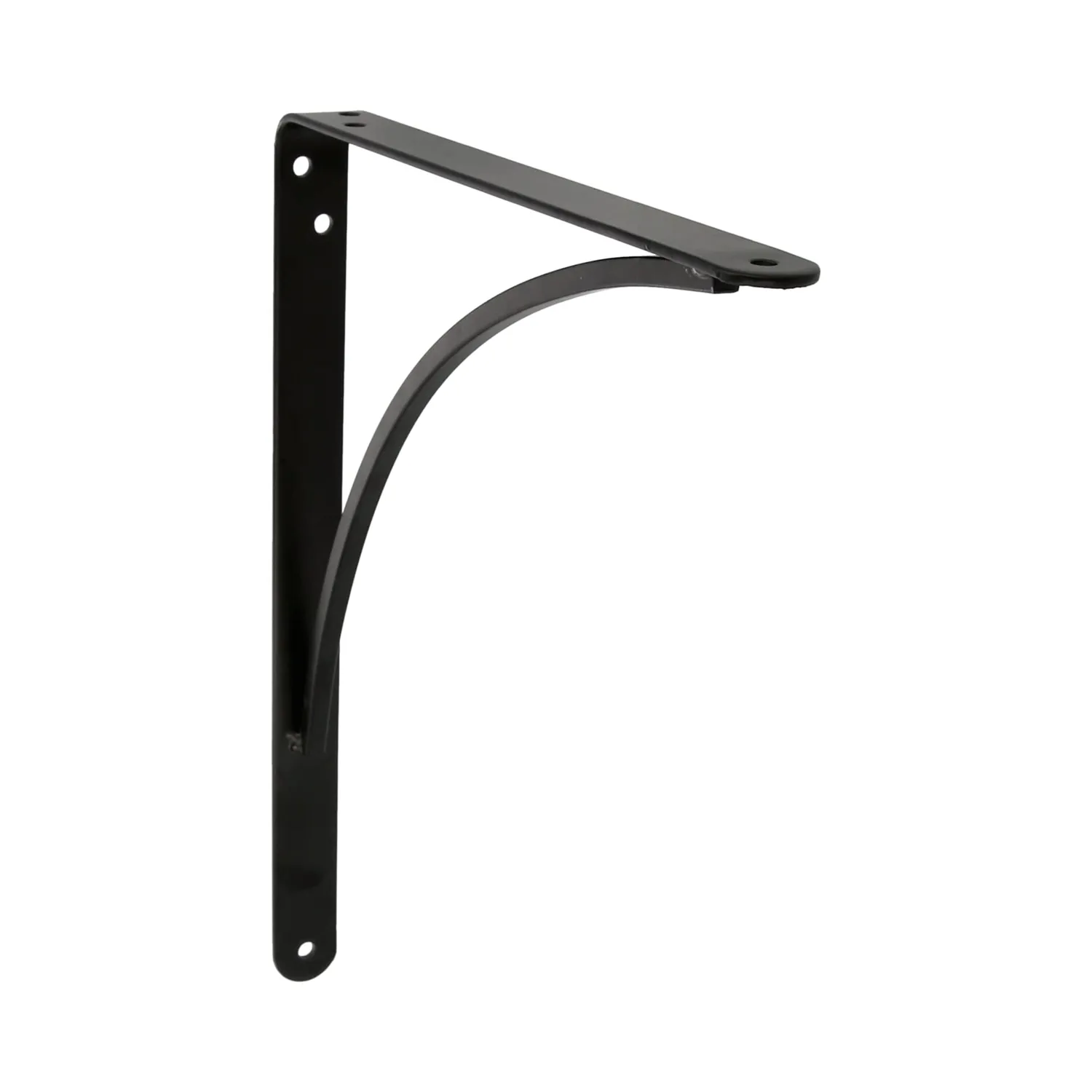 Amig squadretta mensola 150x125 mm nera 105 kg