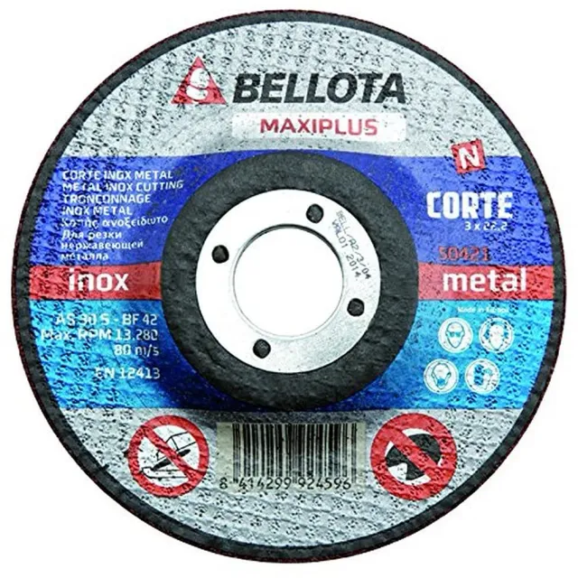 Bellota Professionale disco da taglio inox-metallo 3 mm