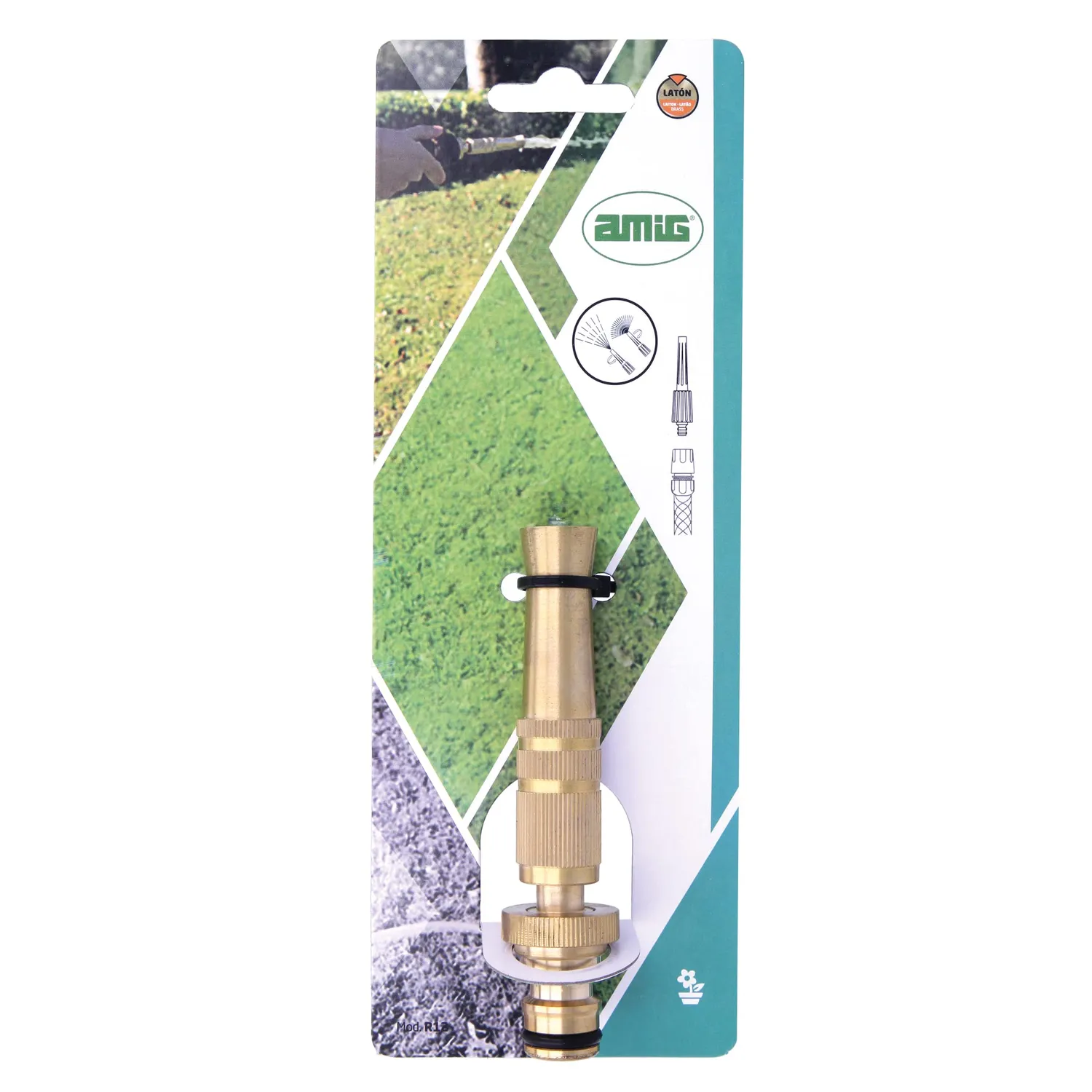 Amig Ugello Irrigazione Ottone 100mm Oro Regolabile