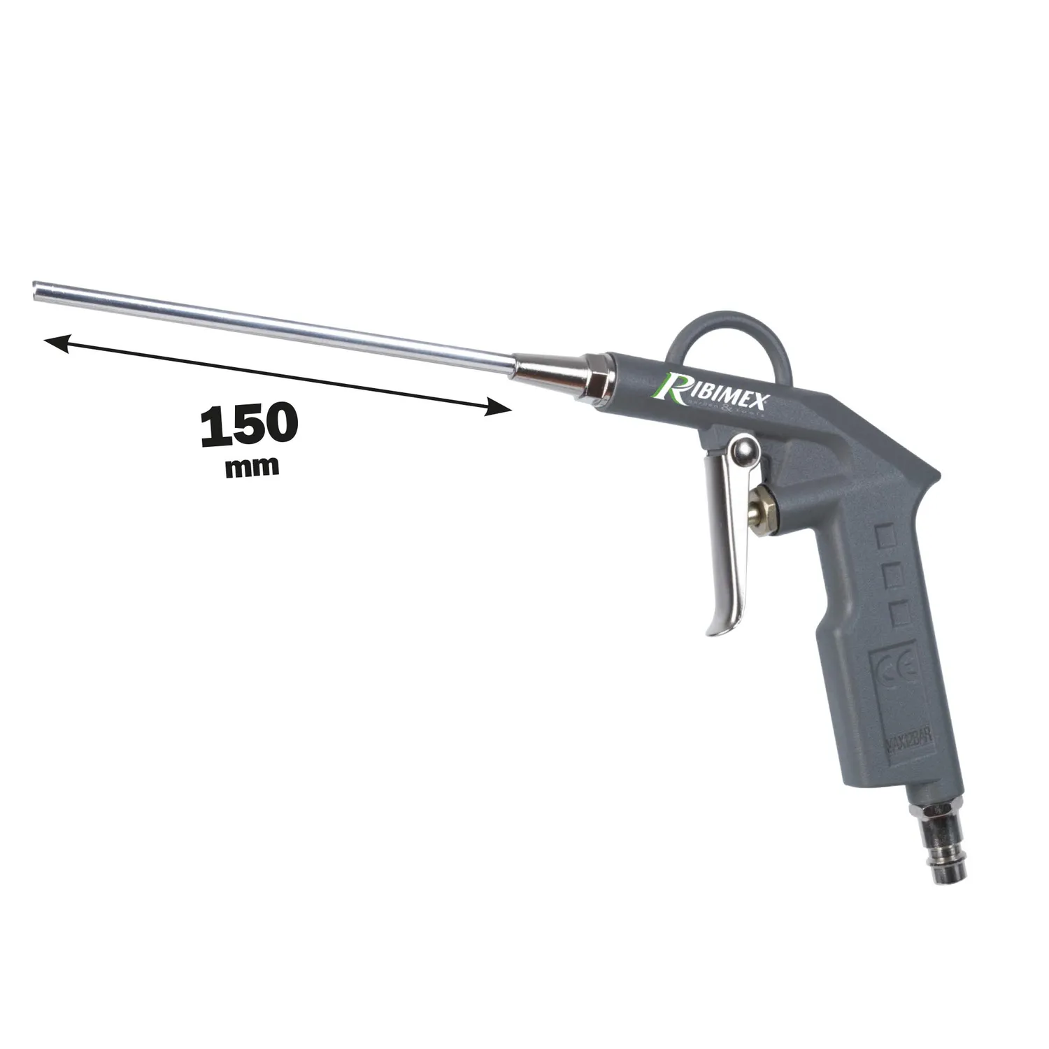 Ribimex PRACSOUF150/B pistola aria compressa becco lungo