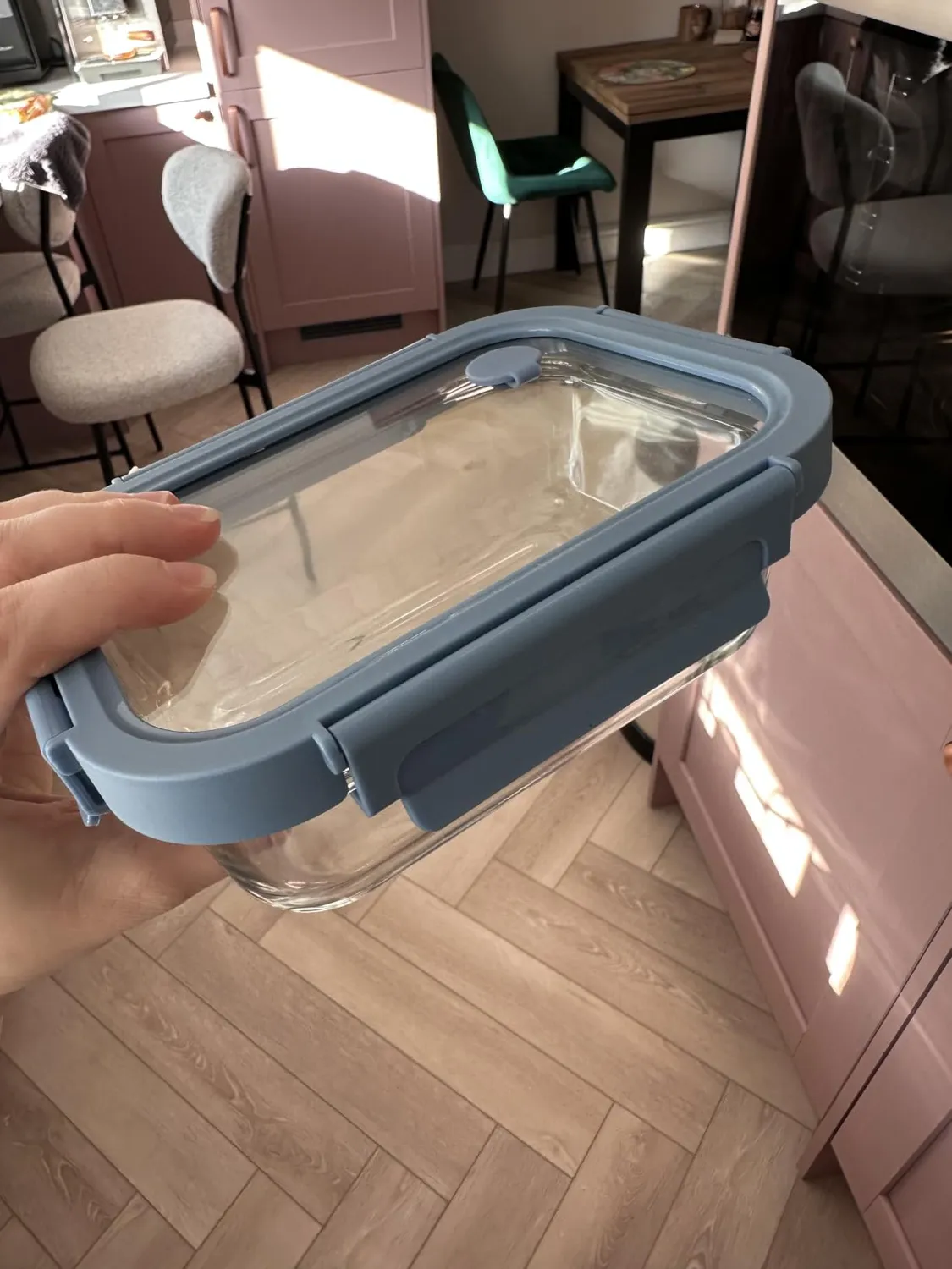 Amig 900 set 2 contenitori vetro 370+640 ml ermetici
