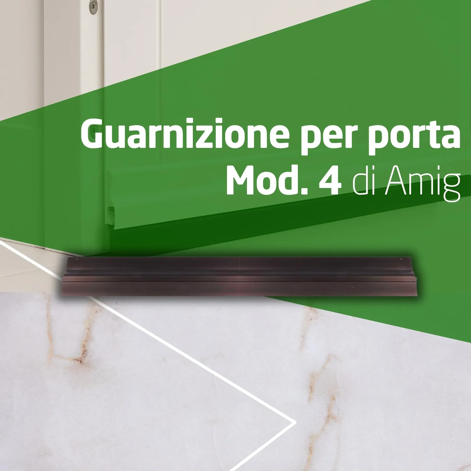 Amig Mod.4 paraspifferi adesivo PVC nero 1 m