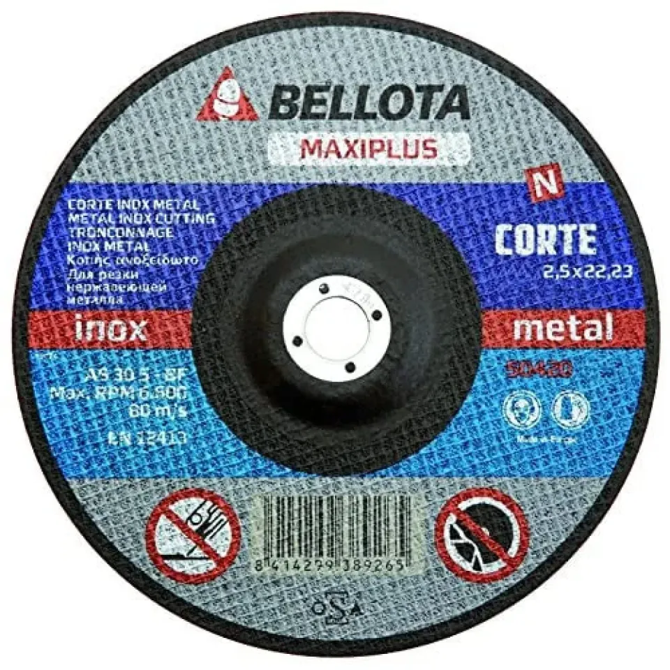 Bellota Maxiiplus Taglio Inox disco da taglio sottile 2,5 mm metallo