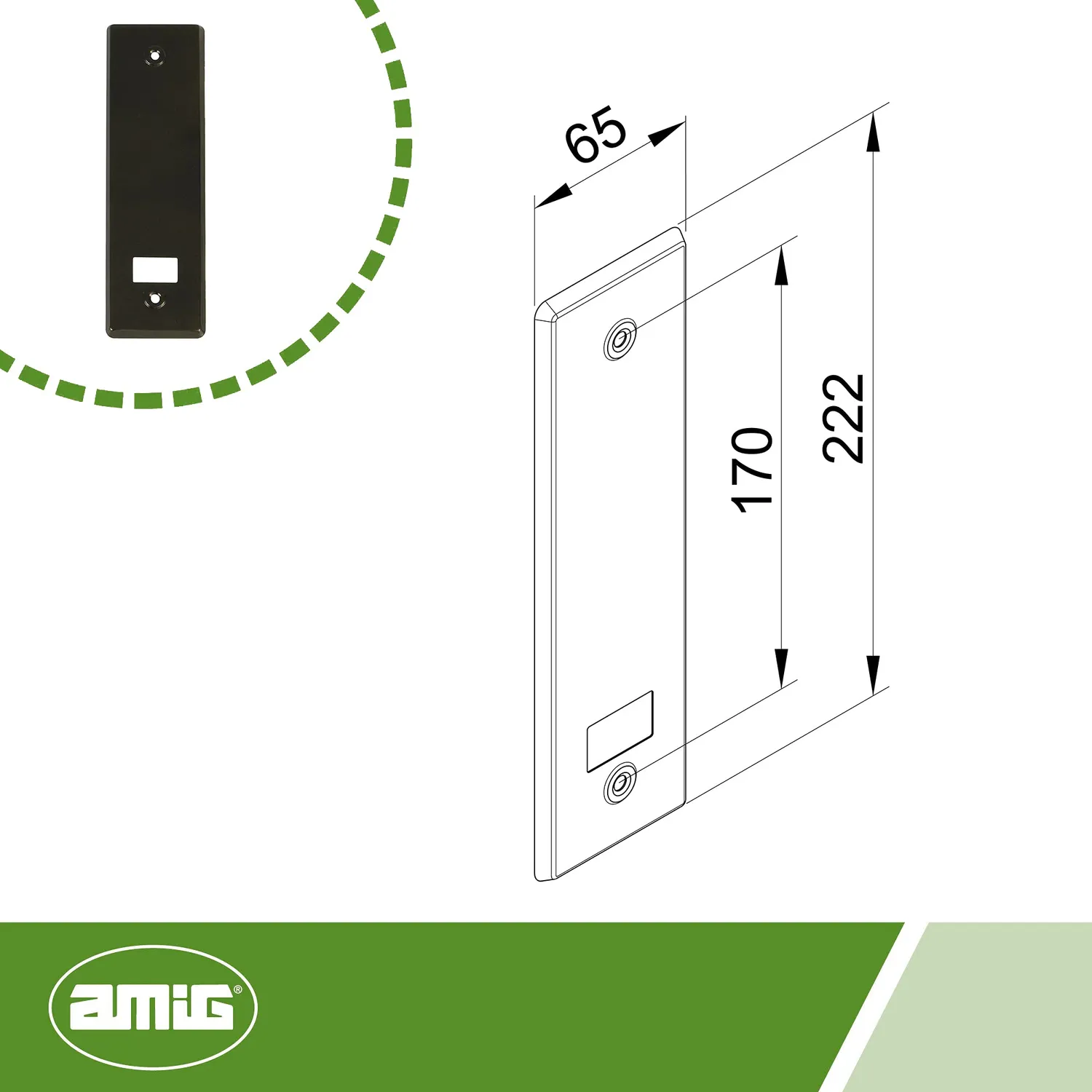 Amig Mod.13 maniglione porte 245x45 mm alluminio
