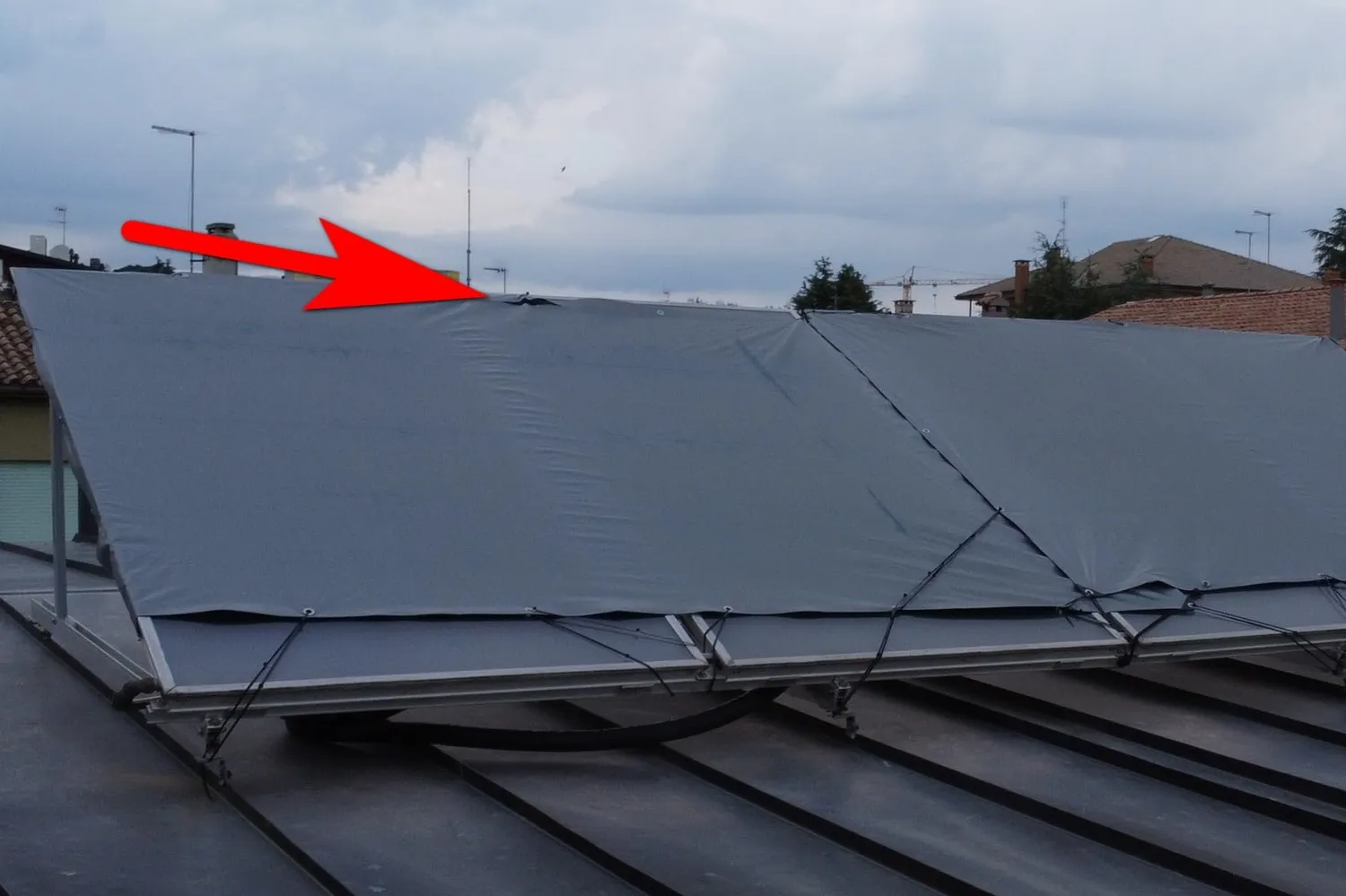 Ribimex PRO 5x8 m Telone Impermeabile 250 g/m²