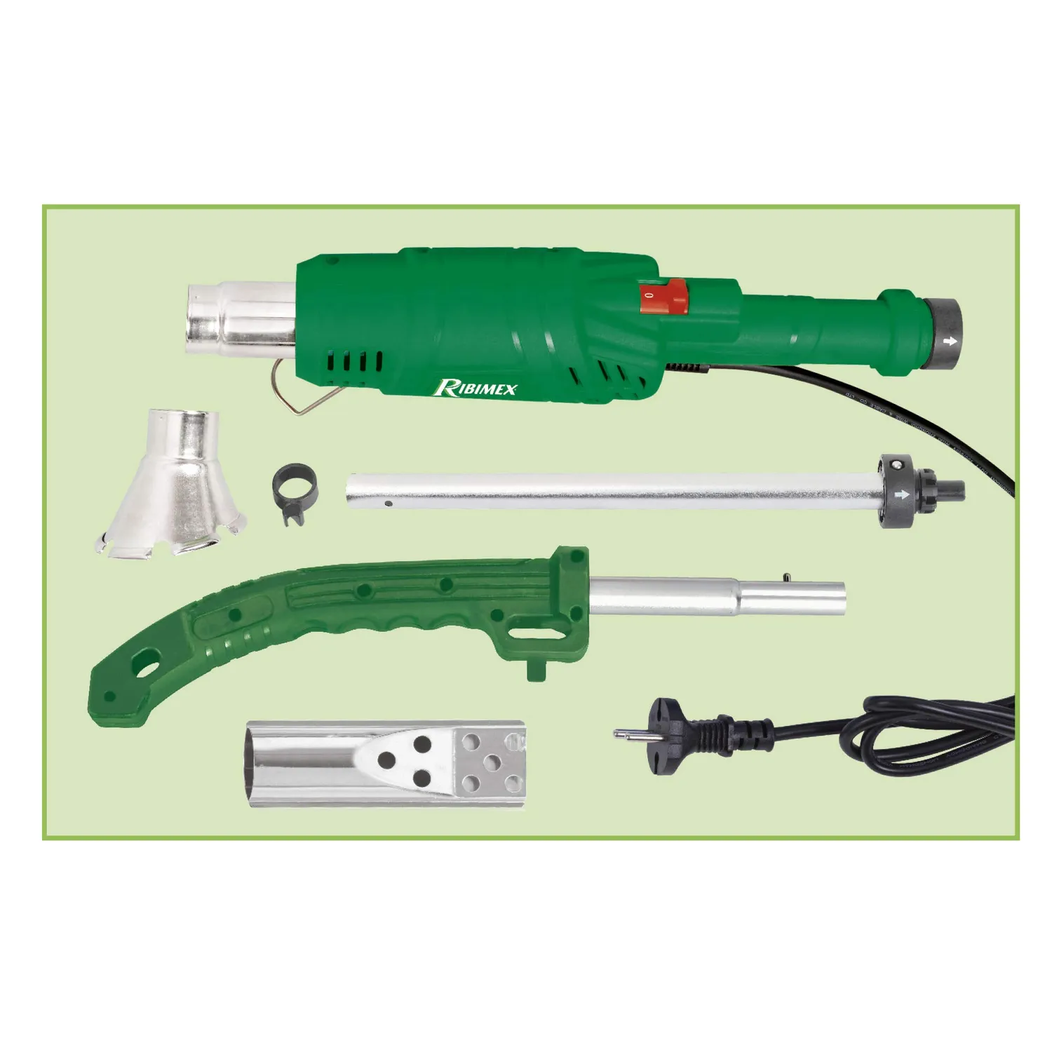 Ribimex PRDE652 Diserbatore Elettrico 2000 W con Lancia