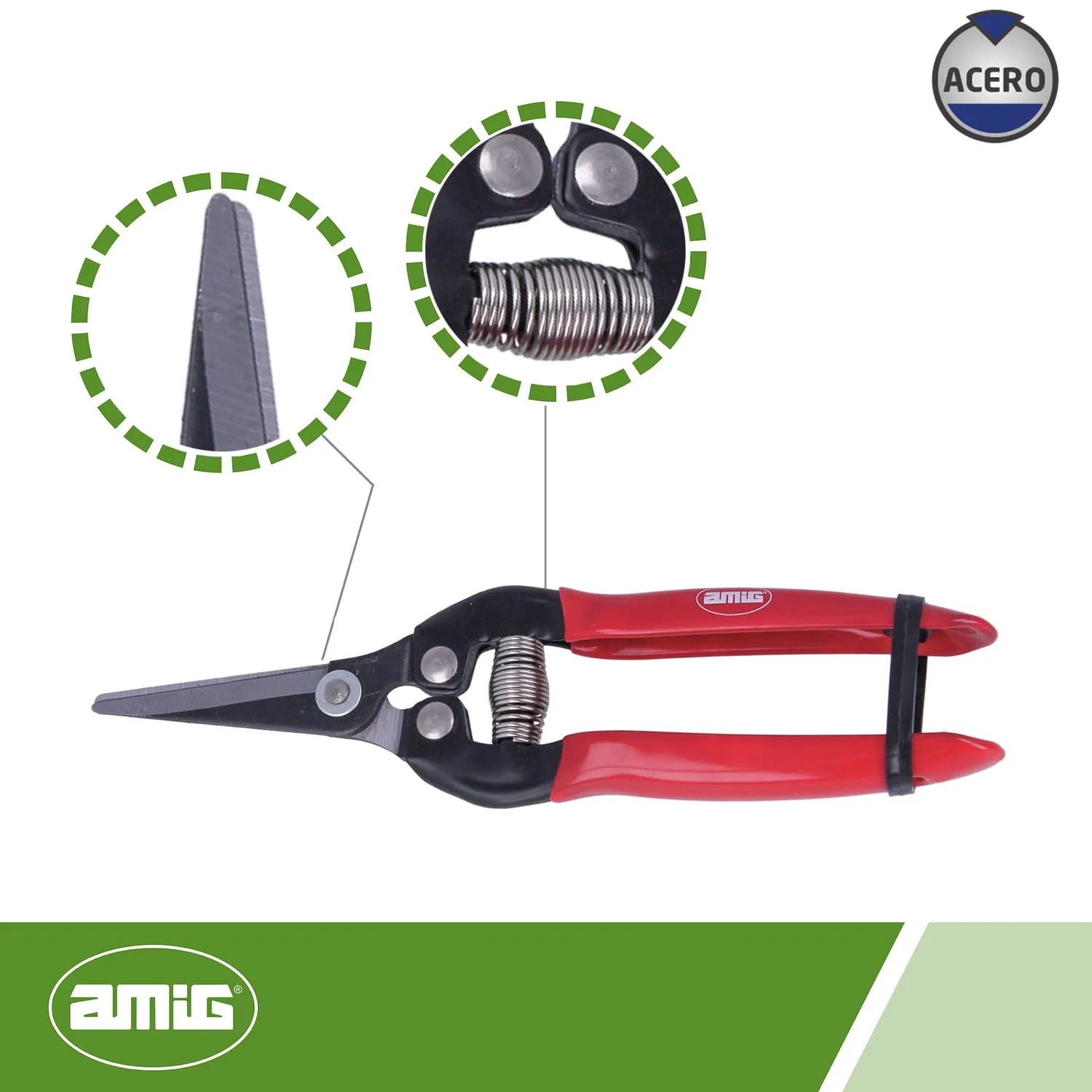 Amig forbice potatura raccolta 185 mm lama dritta