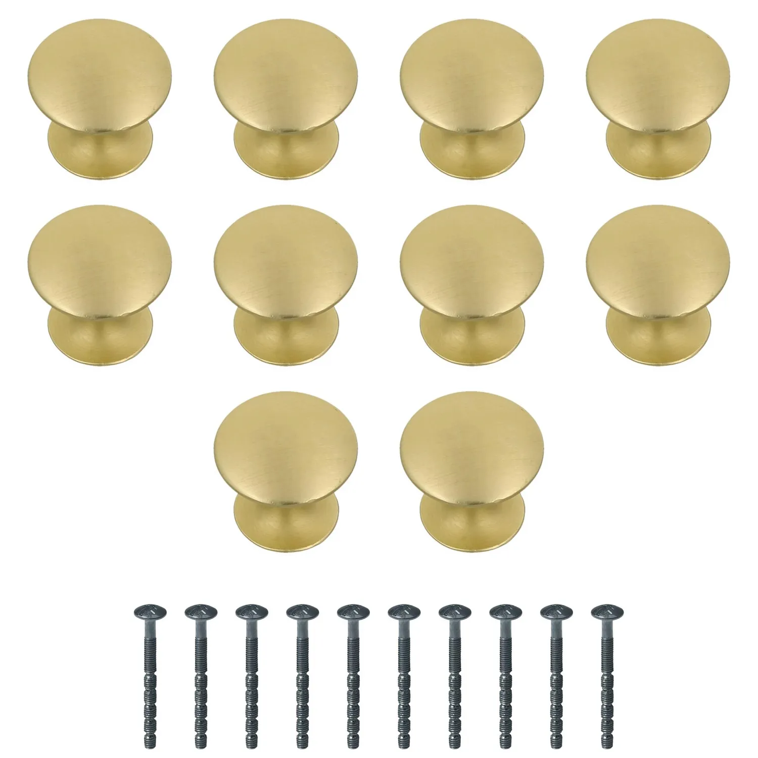 Amig 800 Pomelli Mobili Nero Opaco Ø25 mm 2 Pezzi Zamak