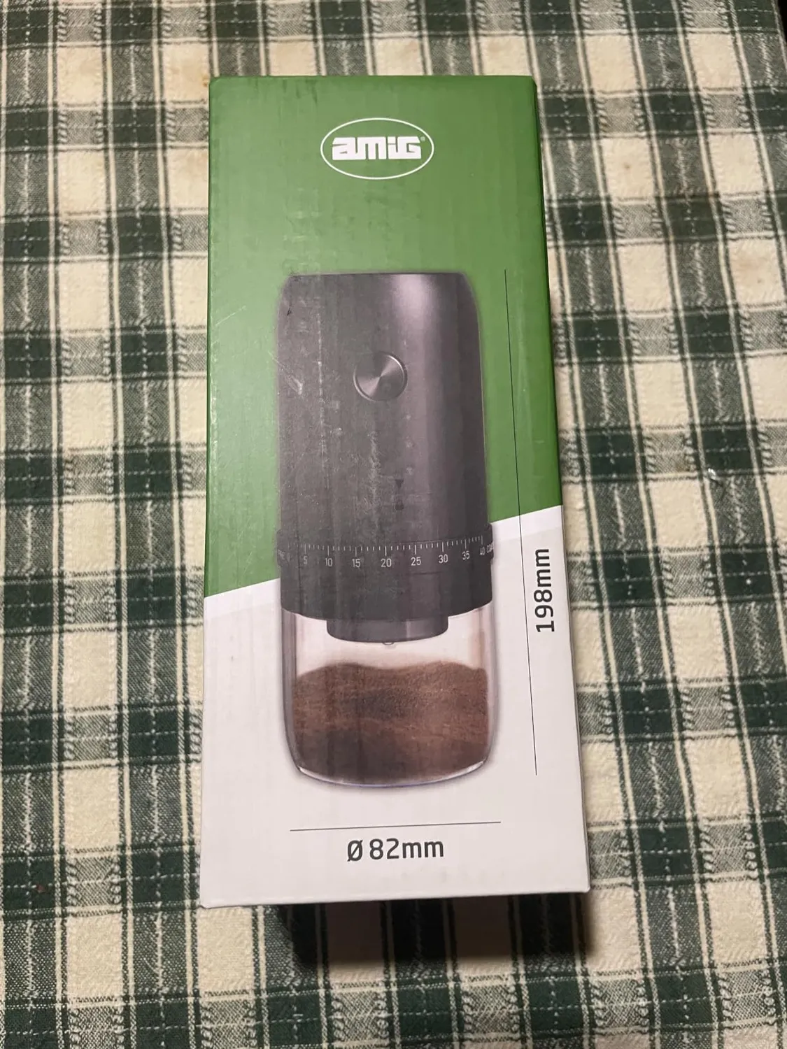 Amig macinacaffè elettrico USB-C portatile 40 livelli