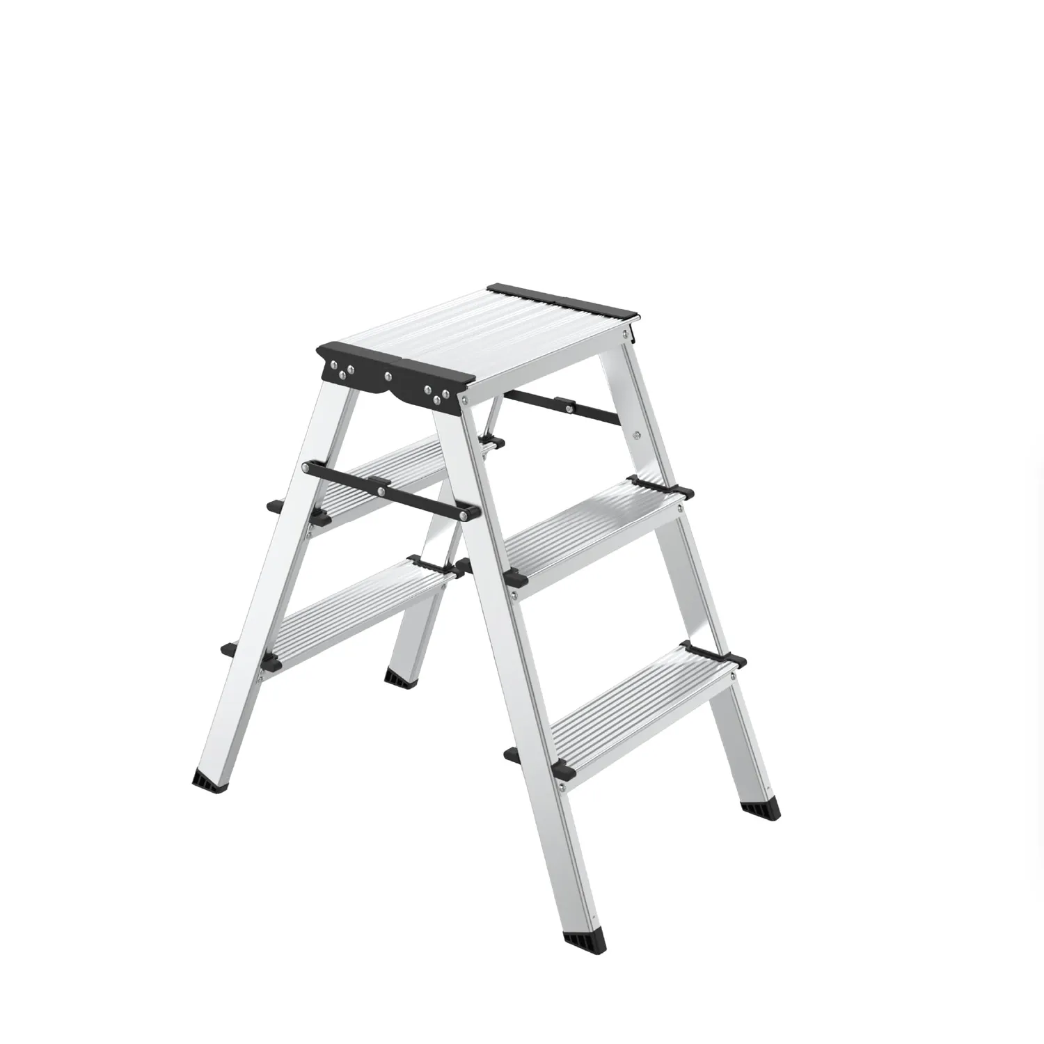 Amig sgabello pieghevole alluminio 2 gradini 39x44 cm