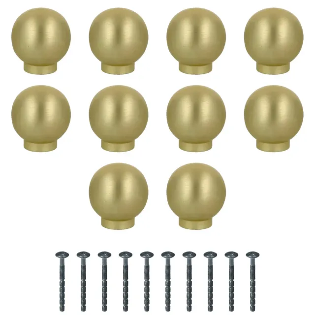 Amig Mod. 813 pomello mobili 10 pezzi oro spazzolato