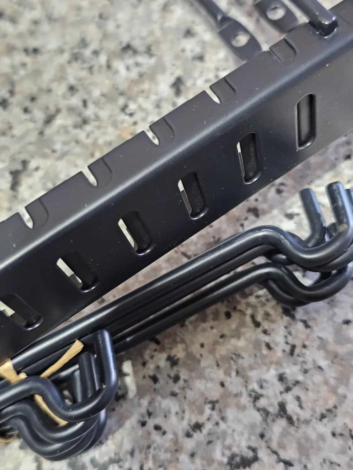 Amig organizer padelle estensibile nero 6-10 posti