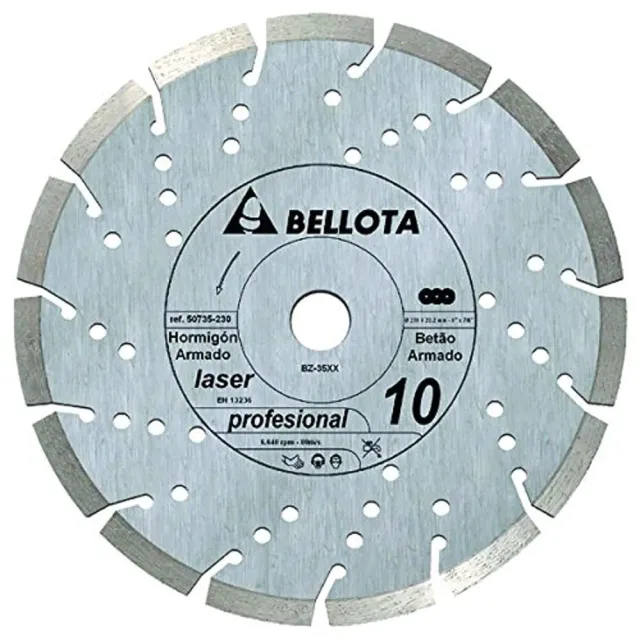 Bellota Cemento Armato Segmentato disco diamantato per cemento