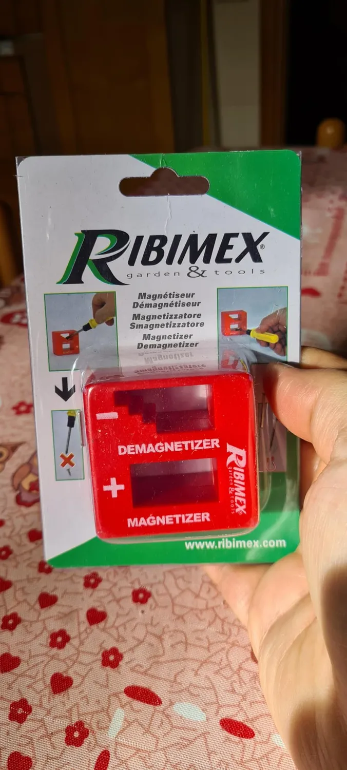 Ribimex PRMAGDE Magnetizzatore Smagnetizzatore per cacciaviti