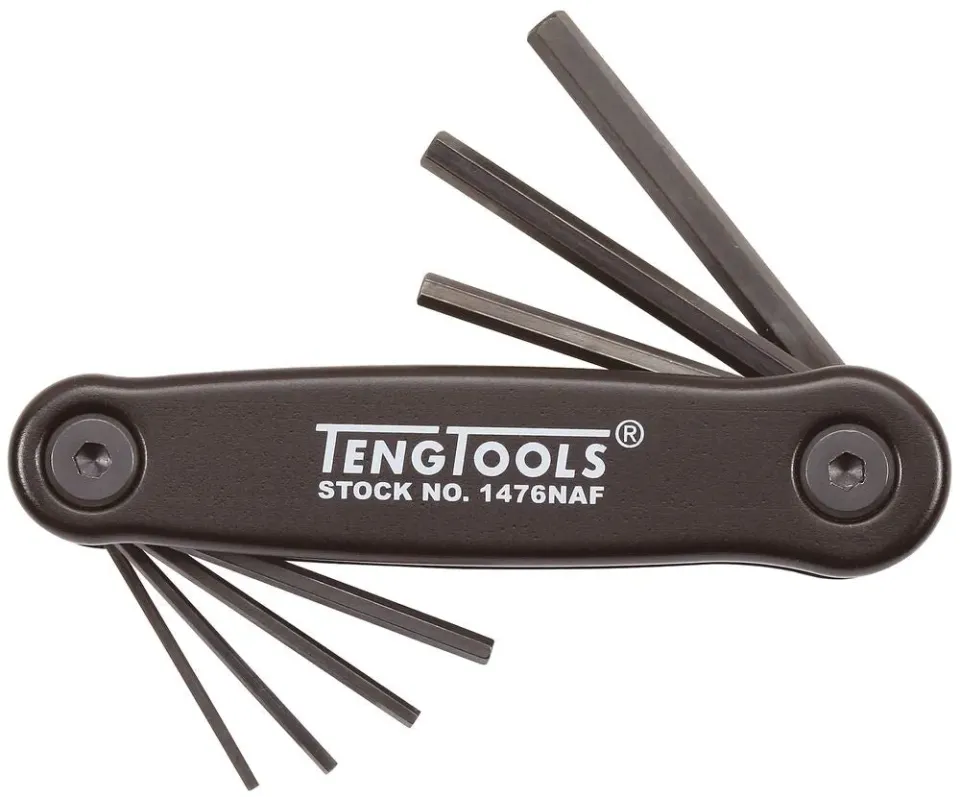 TengTools set chiavi esagonali pieghevoli 7 pezzi pollici
