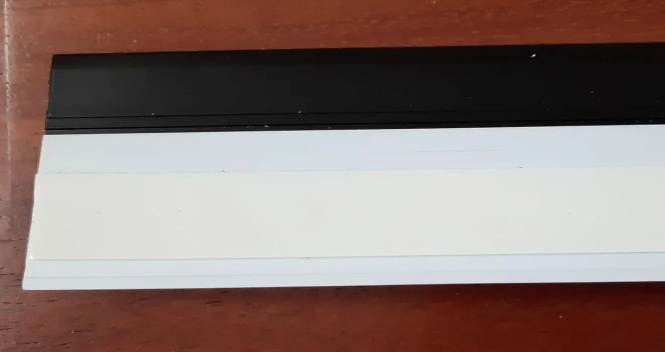 Amig 22555 paraspifferi porta adesivo spazzola rovere 1 m