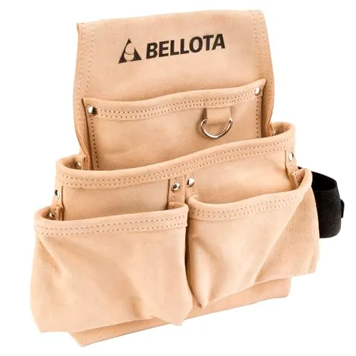 Bellota PC4BOL borsa portautensili pelle 4 tasche martello