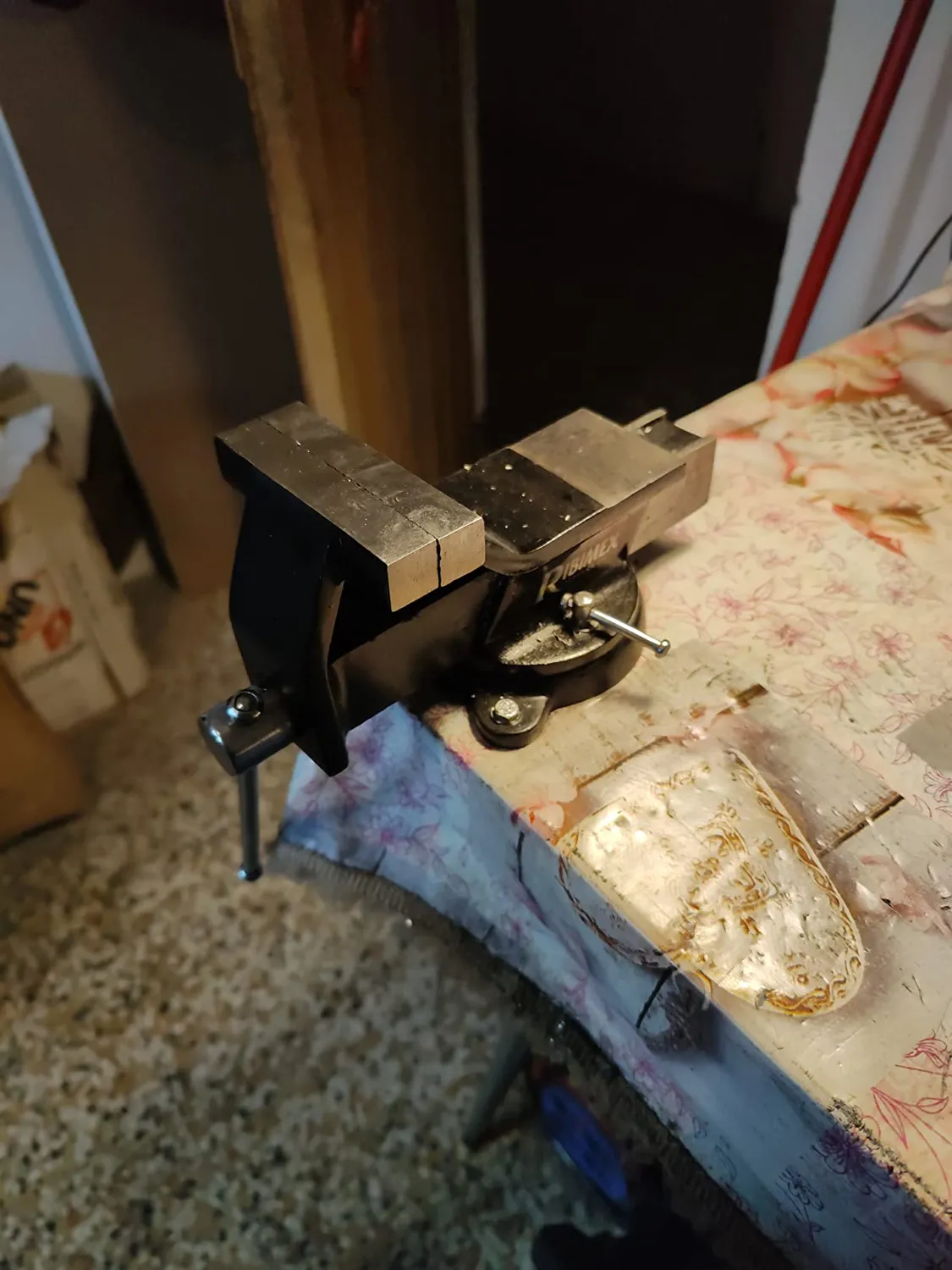 Ribimex PRETAU125/A morsa da banco 125 mm acciaio
