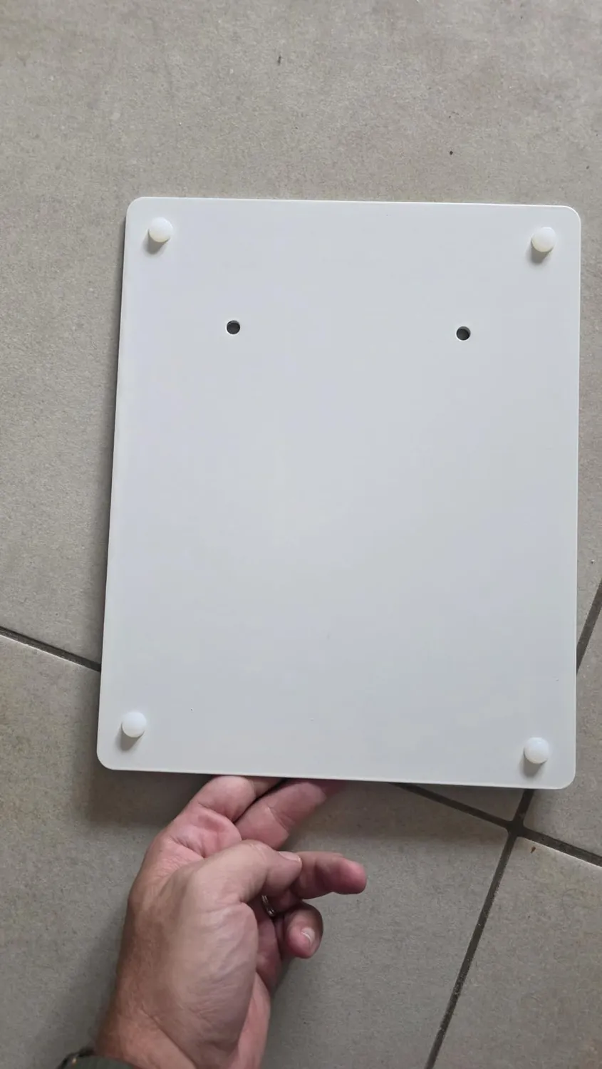 Amig porta asciugamani terra bianco legno doppia barra