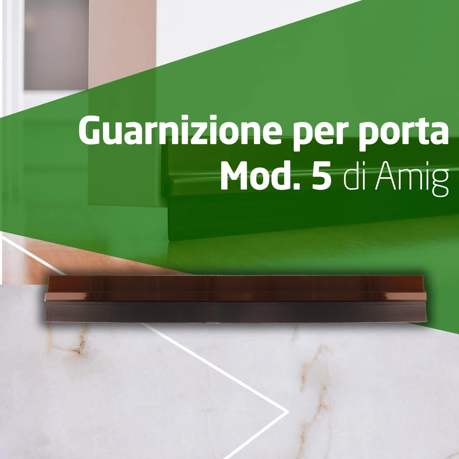Amig 5 Paraspifferi Porta Adesivo 1 m Marrone Chiaro